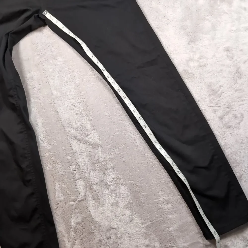 DUER Smart Stretch Pants Mens 30x32‎ (30x31) Black Slim Fit Dress Chino Travel